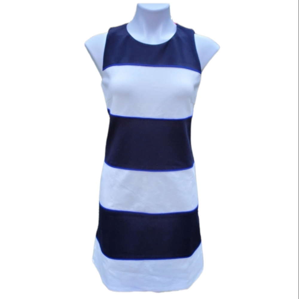 Julie Brown NYC Black and Ivory Leah Dress NWT - Picture 1 of 11